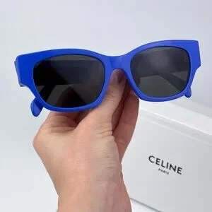Celine Women Sunglasses Blue Grey Cat Eye CL40197U MONOCHROMS 92A BRAND NEW Celine | Accessories | Celine Women Sunglasses Blue Grey Cat  main image 2